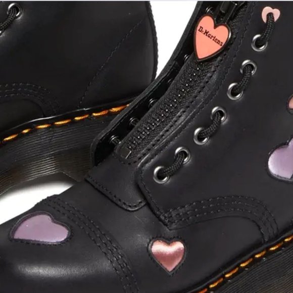 Dr. Martens Sinclair Heart ❤️ Platform Boot MSRP$240 Unique Sweet Details - Picture 14 of 16